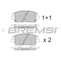 BP3860 BREMSI Комплект гальмівних колодок дисковий гальм