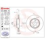 09.8936.10 BREMBO Гальмівний диск