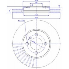 142.127 CAR Гальмівний диск