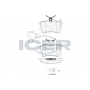 181387-203 ICER Комплект гальмівних колодок дисковий гальм