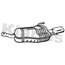 221012 KLARIUS Глушник вихлопних газів кінцевий