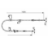 1 987 482 247 BOSCH Тросик, cтояночный тормоз