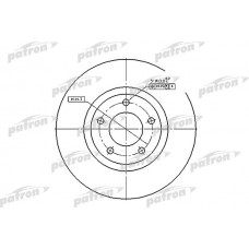PBD4385 PATRON Гальмівний диск