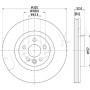 60L16 JAPKO Гальмівний диск
