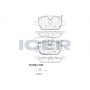 181664-700 ICER Комплект гальмівних колодок дисковий гальм
