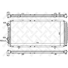10-25027-SX STELLOX Радіатор охолодження двигуна