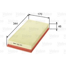 585189 VALEO Повітряний фільтр
