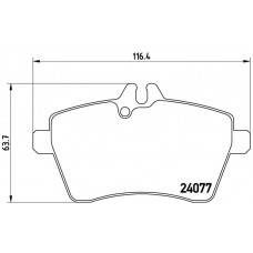 FK20011 KAISHIN Комплект гальмівних колодок дисковий гальм