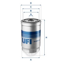 24.434.00 UFI Паливний фільтр