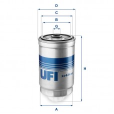 24.434.00 UFI Паливний фільтр