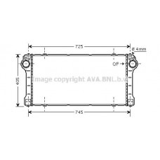 TO4565 AVA QUALITY COOLING Интеркулер