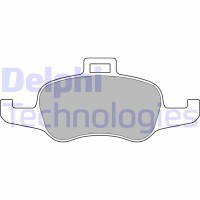 LP3168 DELPHI Комплект гальмівних колодок дисковий гальм