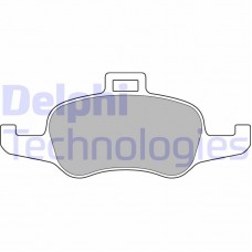 LP3168 DELPHI Комплект гальмівних колодок дисковий гальм