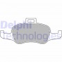 LP3168 DELPHI Комплект гальмівних колодок дисковий гальм