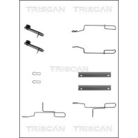 8105 281591 TRISCAN Комплектуючі колодки дискового гальма