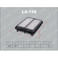 Повітряний фільтр LYNXauto LA-158