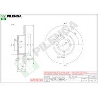 5165 PILENGA Гальмівний диск