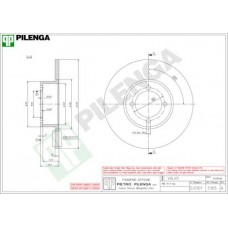 5165 PILENGA Гальмівний диск