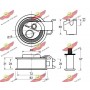 03.464 AUTOKIT Натяжний ролик ремінь ГРМ