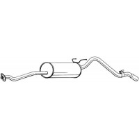 286-409 BOSAL Глушник вихлопних газів кінцевий