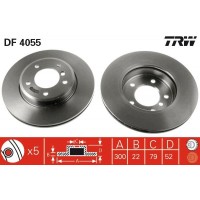 DF4055 TRW Гальмівний диск