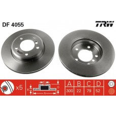 DF4055 TRW Гальмівний диск