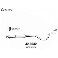 42.6032 ASSO Середній глушник вихлопних газів