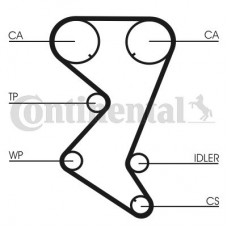 CT1003 CONTINENTAL CTAM Зубчастий ремінь