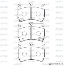 SN252P ADVICS Комплект гальмівних колодок дисковий гальм