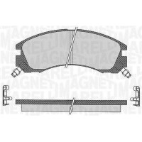 363916060496 MAGNETI MARELLI Комплект гальмівних колодок дисковий гальм
