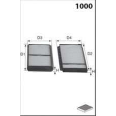 LFCP216S LUCAS FILTERS Фільтр повітря у внутрішньому просторі