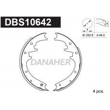 DBS10642 DANAHER Комплект гальмівних колодок