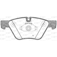 BPA1052.30 OPEN PARTS Комплект гальмівних колодок дисковий гальм