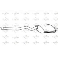 P1583 FENNO Глушник вихлопних газів кінцевий