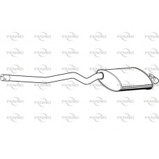 P1584 FENNO Глушник вихлопних газів кінцевий