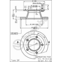 08.5181.10 BREMBO Гальмівний диск