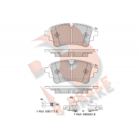 RB2256-203 R BRAKE Комплект гальмівних колодок дисковий гальм