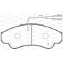 BPA0959.01 OPEN PARTS Комплект гальмівних колодок дисковий гальм