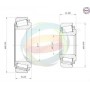 70-000003 MULTIPARTS Комплект підшипника ступиці колеса