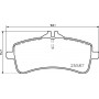 P 50 131 BREMBO Комплект гальмівних колодок дисковий гальм
