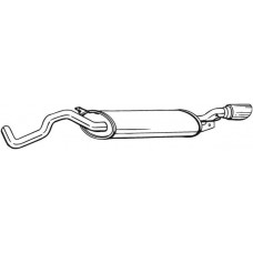 281-505 BOSAL Глушник вихлопних газів кінцевий