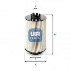 26.011.00 UFI Паливний фільтр