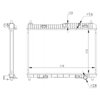 WG2162365 WILMINK GROUP Радіатор охолодження двигуна