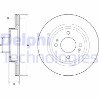 BG4830C DELPHI Гальмівний диск
