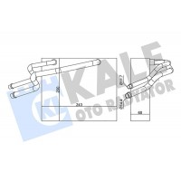350060 KALE OTO RADYATÖR Випарник кондиціонера