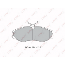 BD-3028 LYNXauto Комплект гальмівних колодок дисковий гальм