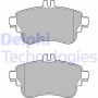 LP2442 DELPHI Комплект гальмівних колодок дисковий гальм