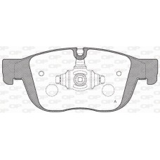 BPA1689.00 OPEN PARTS КомплеК т гальмівних колодок, дискове гальмо