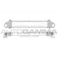 Интеркулер AUTOGAMMA 105628