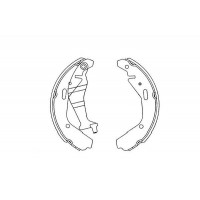 KBS-8904 KAVO PARTS Комплект гальмівних колодок